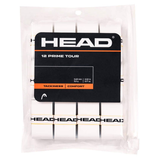 Head Prime Tour Overgrip (12-Pack, Vit) padellife