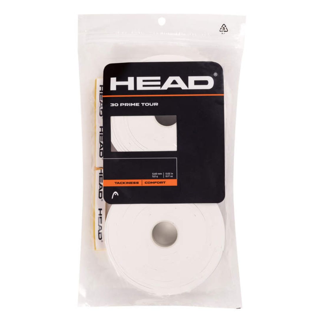 Head Prime Tour Overgrip (30-Pack, Vit) padellife