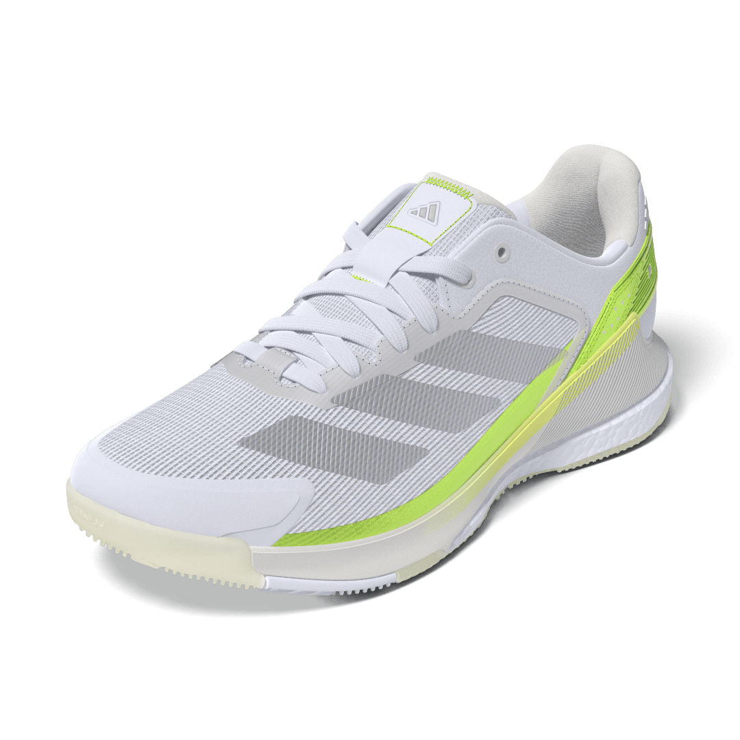 Adidas Crazyquick Boost Women Padelsko (Cloud White/Zero Metallic/Lucid Lemon)