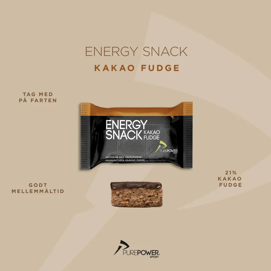 PurePower Energisnack Chokladfudge (1 styck av 60 gram)