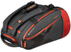 Nox Luxury Open Series Padel Bag (Black/Red) - Mypadellife.com