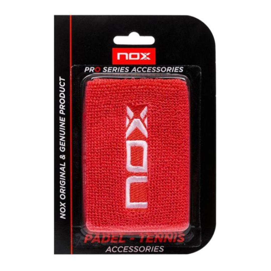 Nox Wristband 2-pack (Röd) padellife