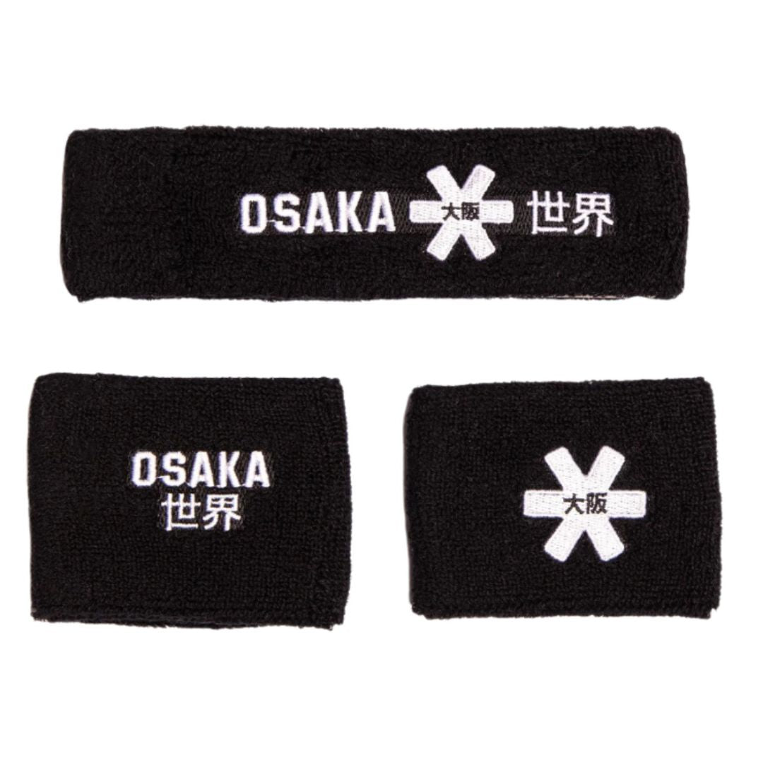 Osaka Sweatband Set (Svart) padellife