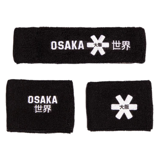 Osaka Sweatband Set (Svart) padellife