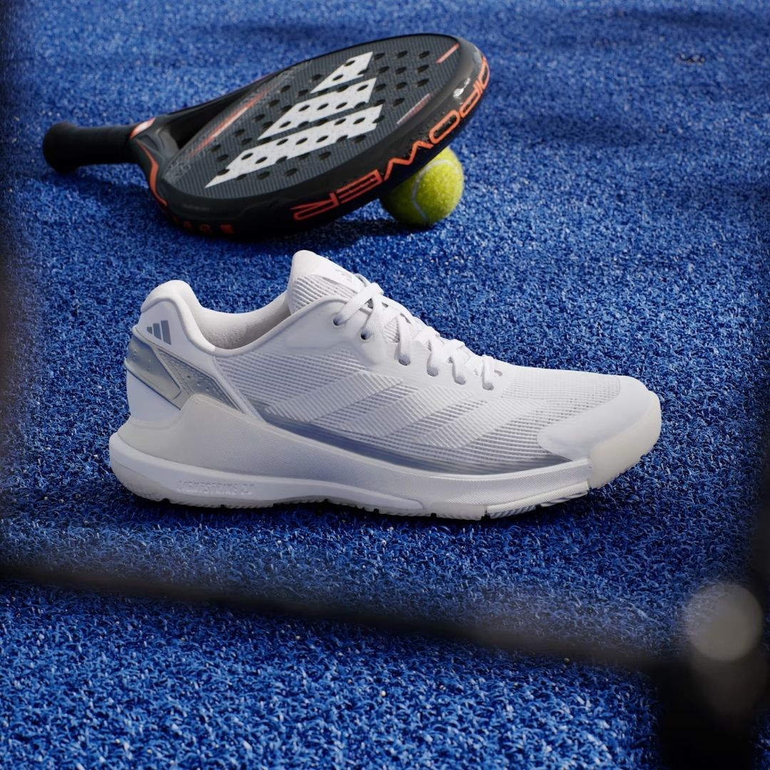 Adidas Crazyquick LS Women Padelsko (Cloud White/Cloud White/Zero Metallic)