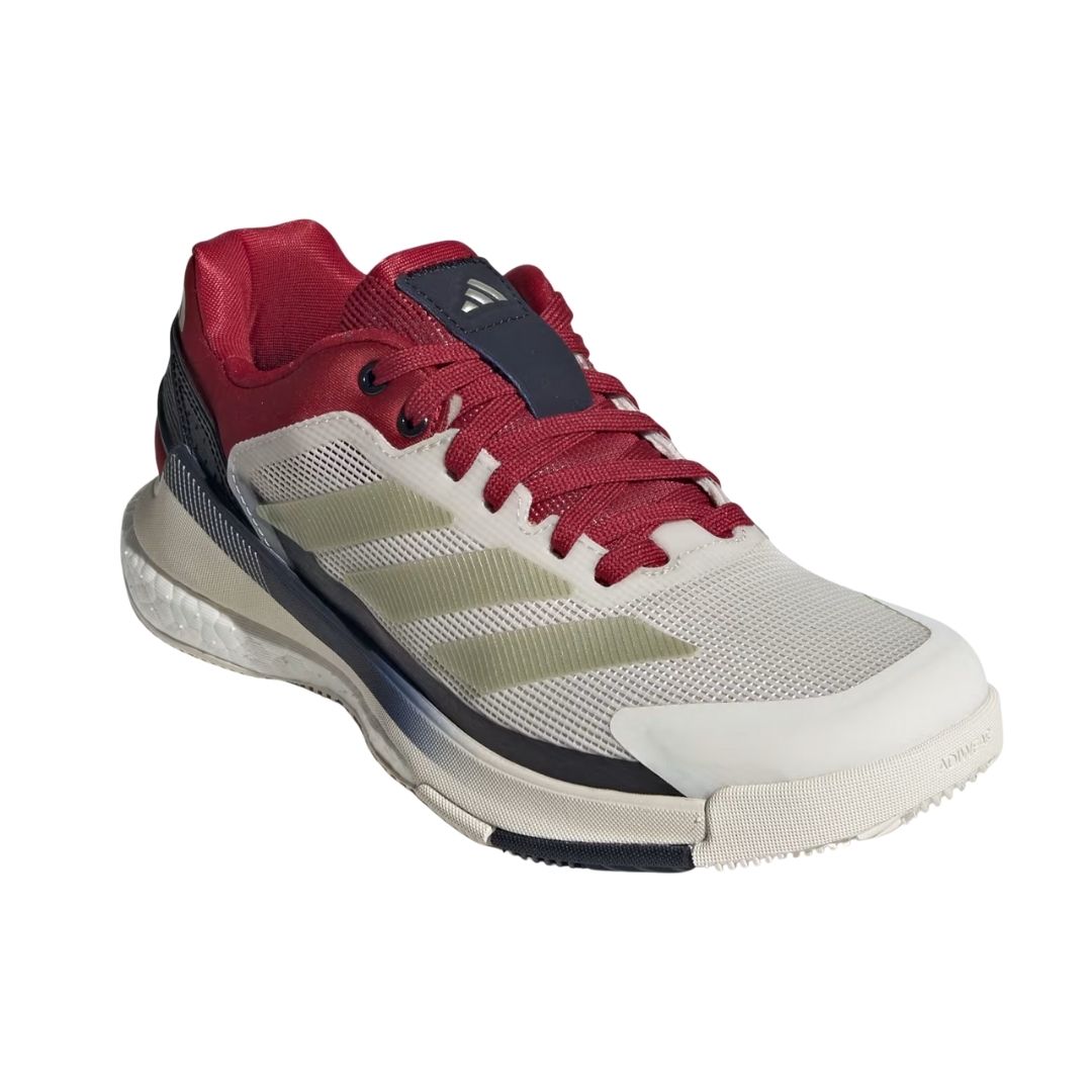 Adidas Crazyquick Boost Women Padelskor (Chalk White/Ice Gold Met./Team Victory Red)