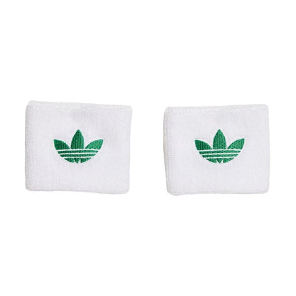 Adidas Originals Small Wristbands (2-Pack, White/Green)