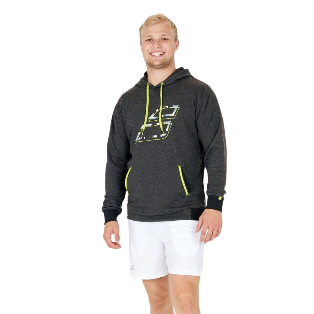 Babolat Aero Hood Sweat Men Hoodie (Black Heather)