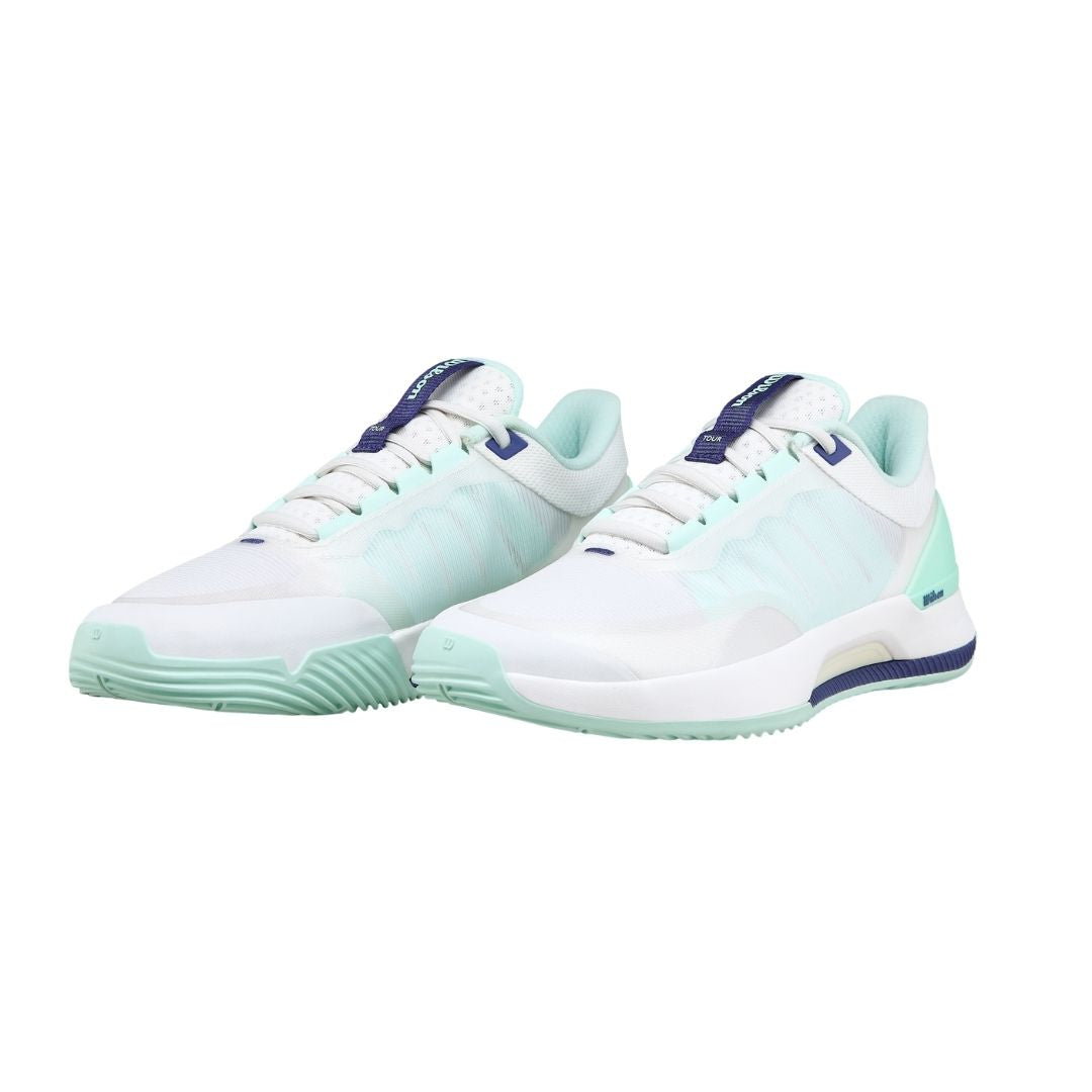 Wilson Intrigue Tour Women Padelskor (White/Bay/Skipper Blue)