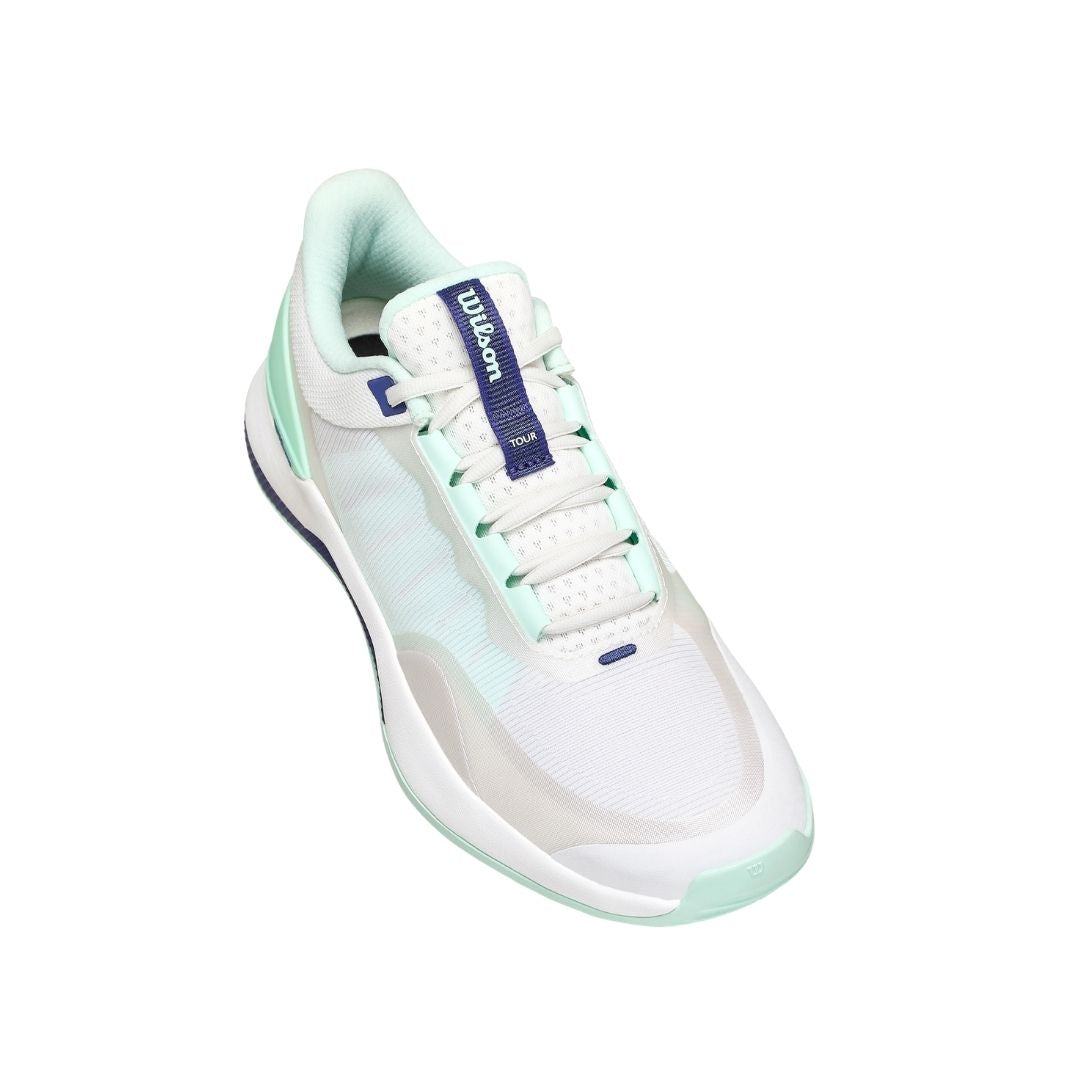 Wilson Intrigue Tour Women Padelskor (White/Bay/Skipper Blue)