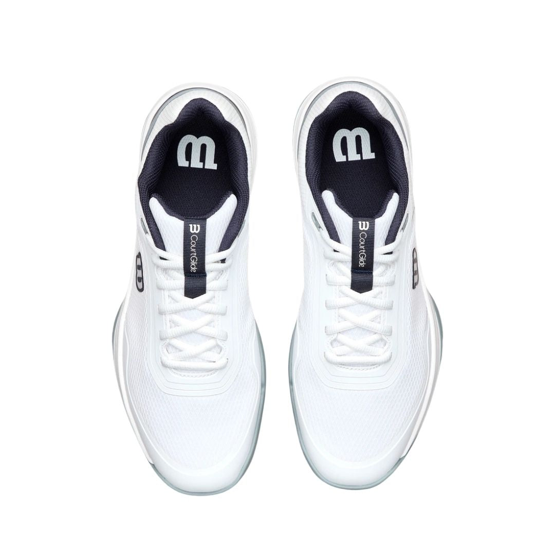 Wilson Courtglide Men White/Navy Blazer/Quarry Padelskor