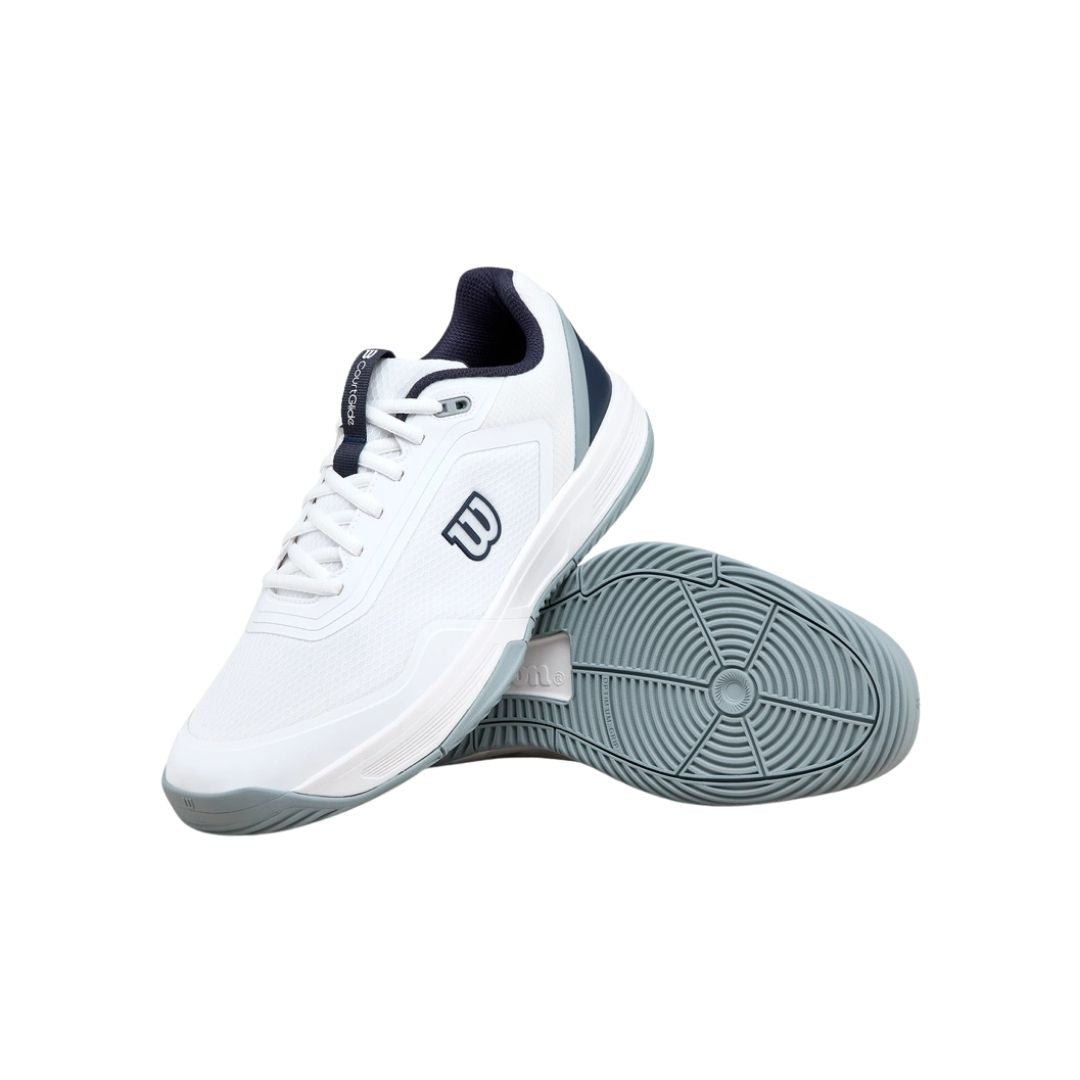 Wilson Courtglide Men White/Navy Blazer/Quarry Padelskor