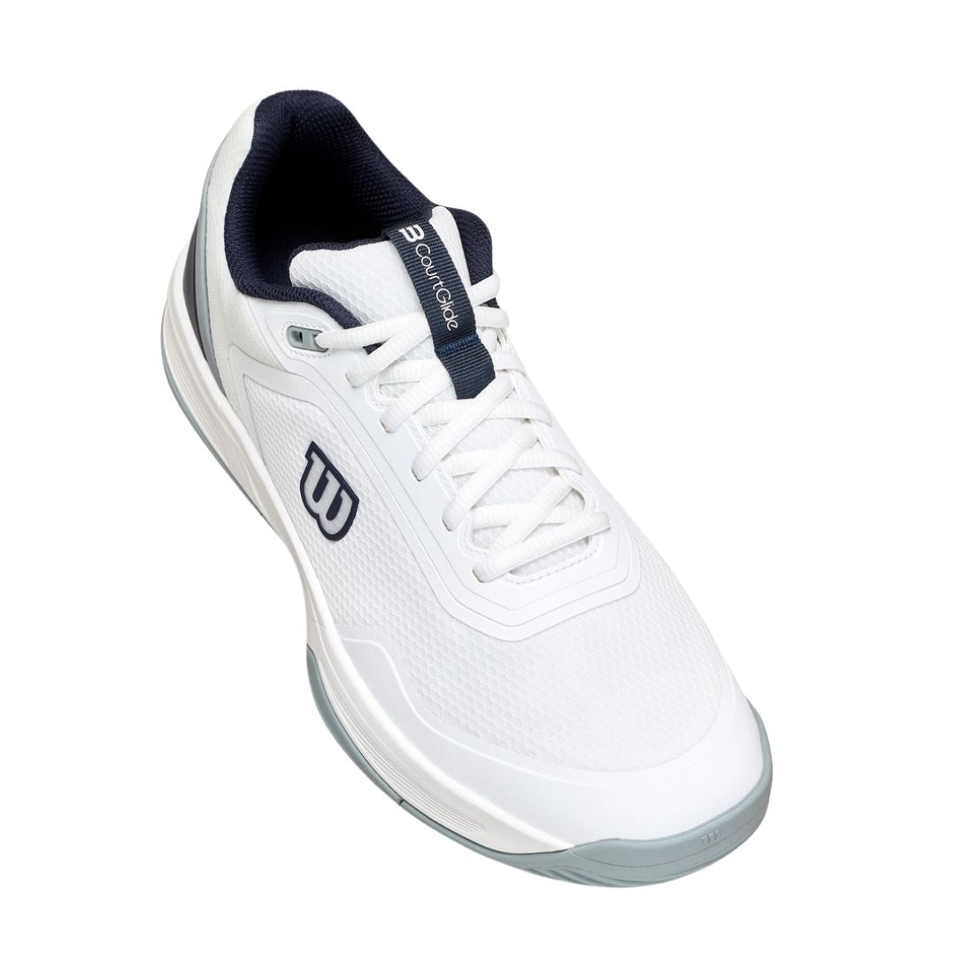 Wilson Courtglide Men White/Navy Blazer/Quarry Padelskor