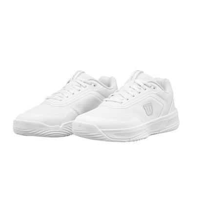 Wilson Courtglide Women White/White/Silver Padelskor