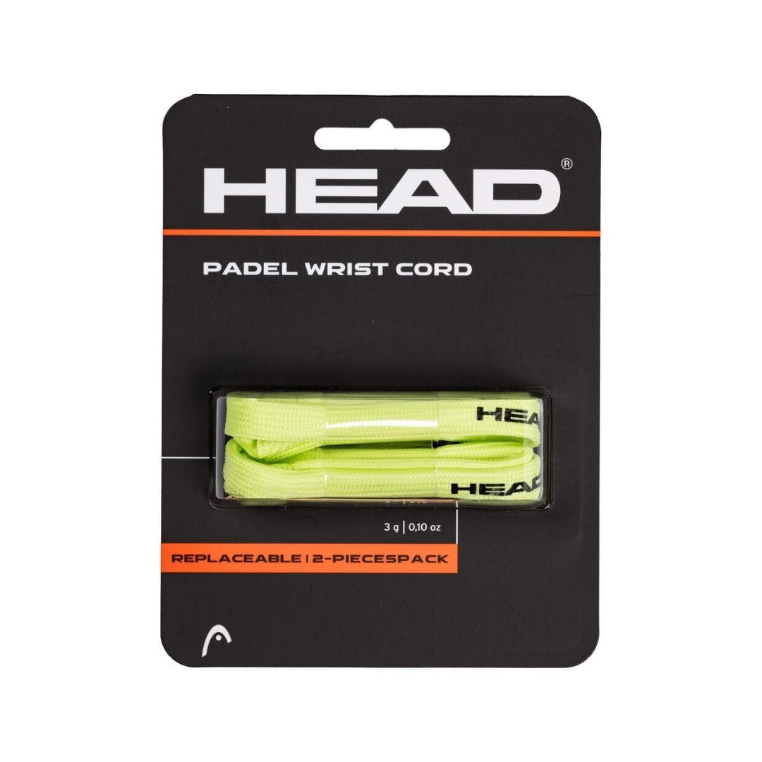 Head Replaceable Padel Cords Handledsremmar 2-pack (Luminous Yellow)