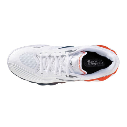 Mizuno Wave Enforce Tour 2 CC (U) (White/Insignia Blue/Orange) Skor