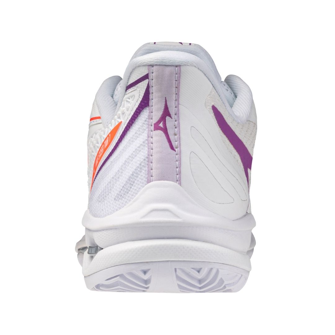 Mizuno Wave Exceed Tour 7 CC (W) (White/Dahlia/Lava Orange) Skor
