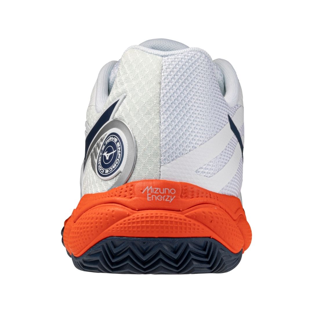 Mizuno Wave Enforce Court 2 CC (U) (White/Insignia Blue/Orange) Skor