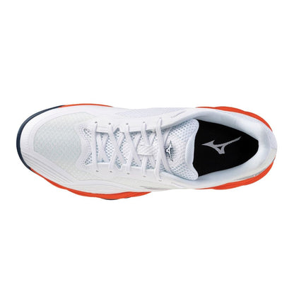 Mizuno Wave Enforce Court 2 CC (U) (White/Insignia Blue/Orange) Skor