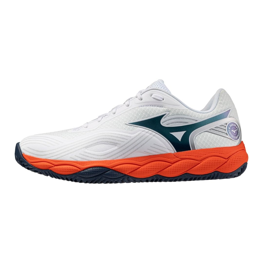 Mizuno Wave Enforce Court 2 CC (U) (White/Insignia Blue/Orange) Skor