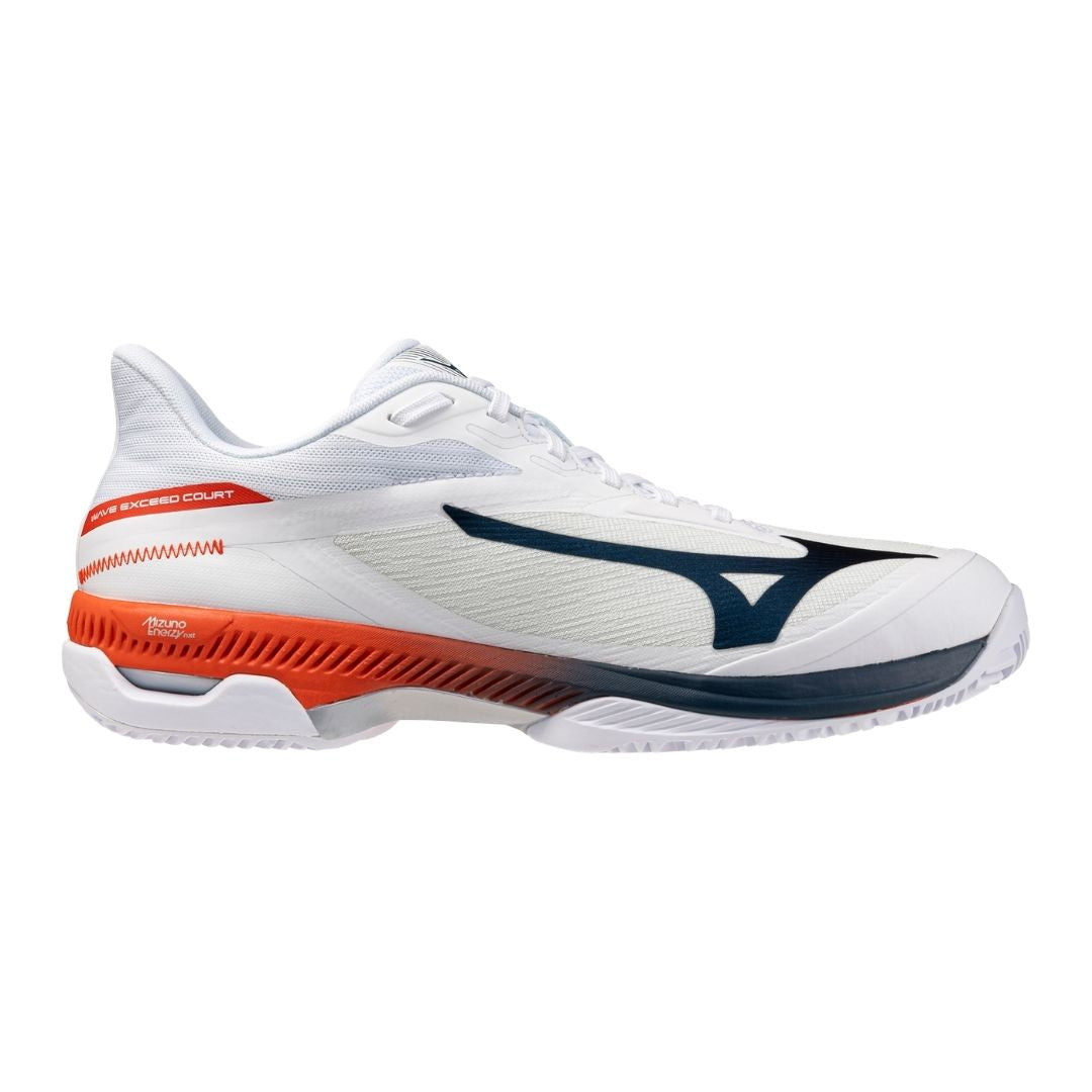 Mizuno Wave Exceed Court CC (U) (White/Insignia Blue/Orange) Skor