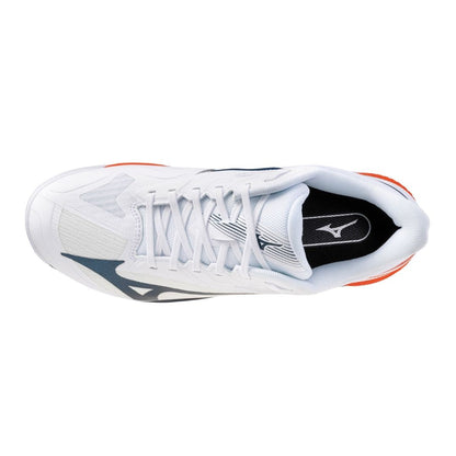 Mizuno Wave Exceed Court CC (U) (White/Insignia Blue/Orange) Skor