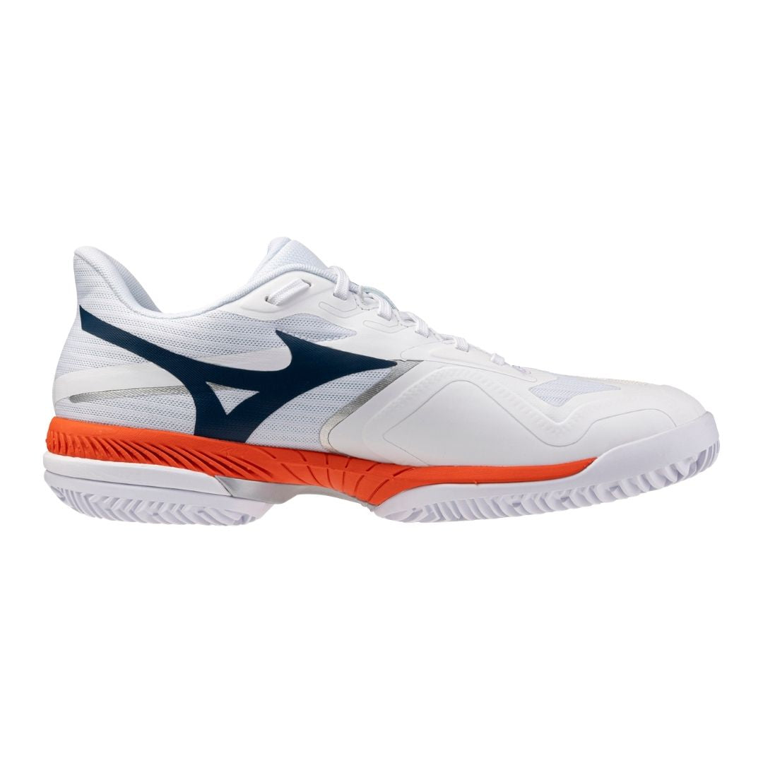 Mizuno Wave Exceed Court CC (U) (White/Insignia Blue/Orange) Skor