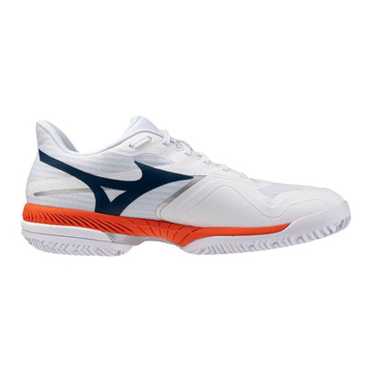 Mizuno Wave Exceed Court CC (U) (White/Insignia Blue/Orange) Skor