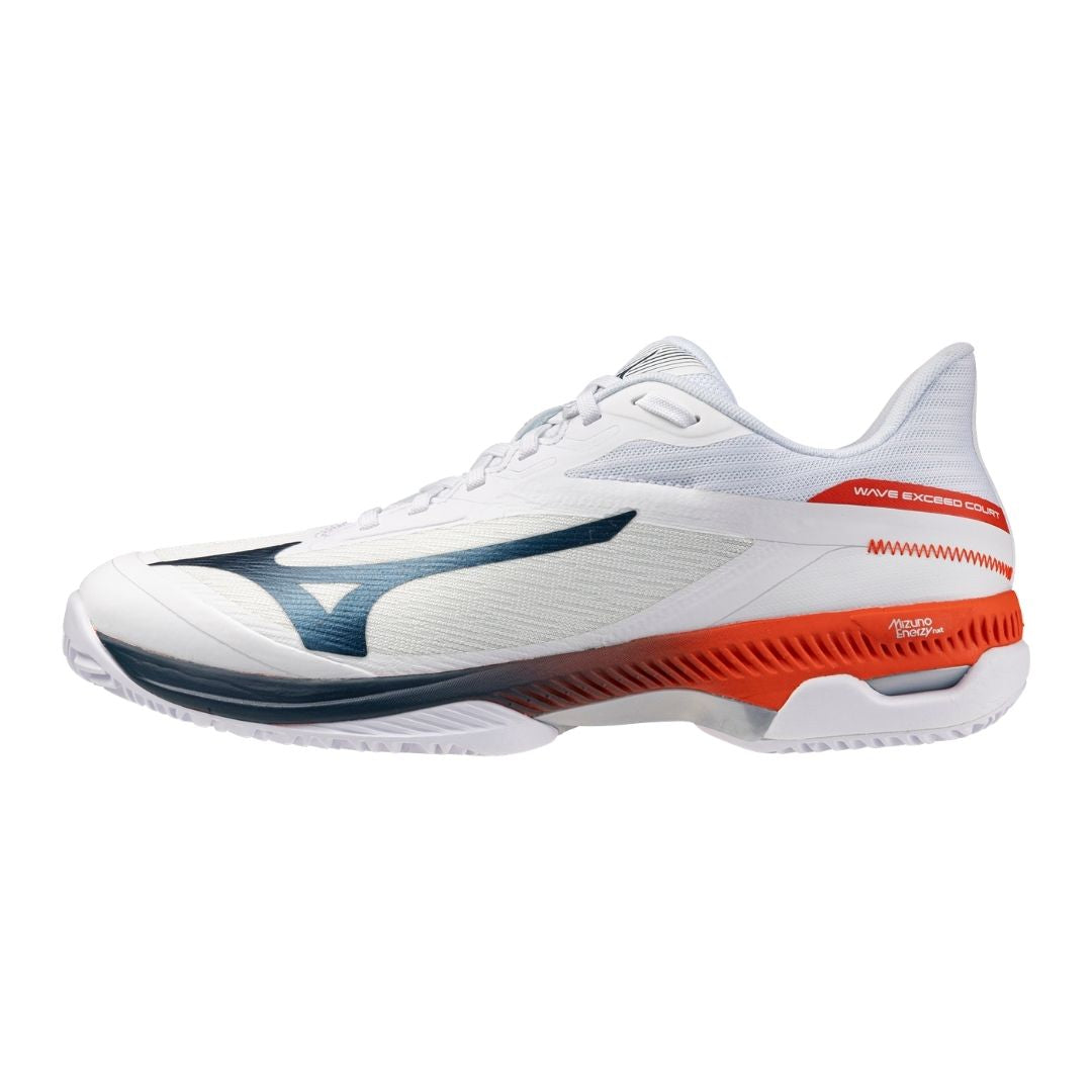 Mizuno Wave Exceed Court CC (U) (White/Insignia Blue/Orange) Skor
