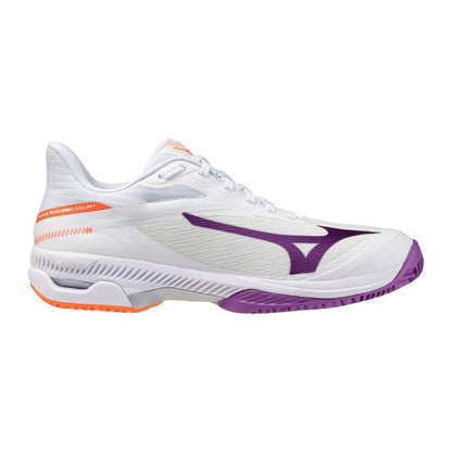 Mizuno Wave Exceed Court CC (W) (White/Dahlia/Lava Orange) Skor