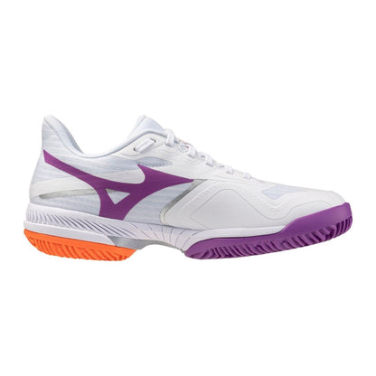 Mizuno Wave Exceed Court CC (W) (White/Dahlia/Lava Orange) Skor