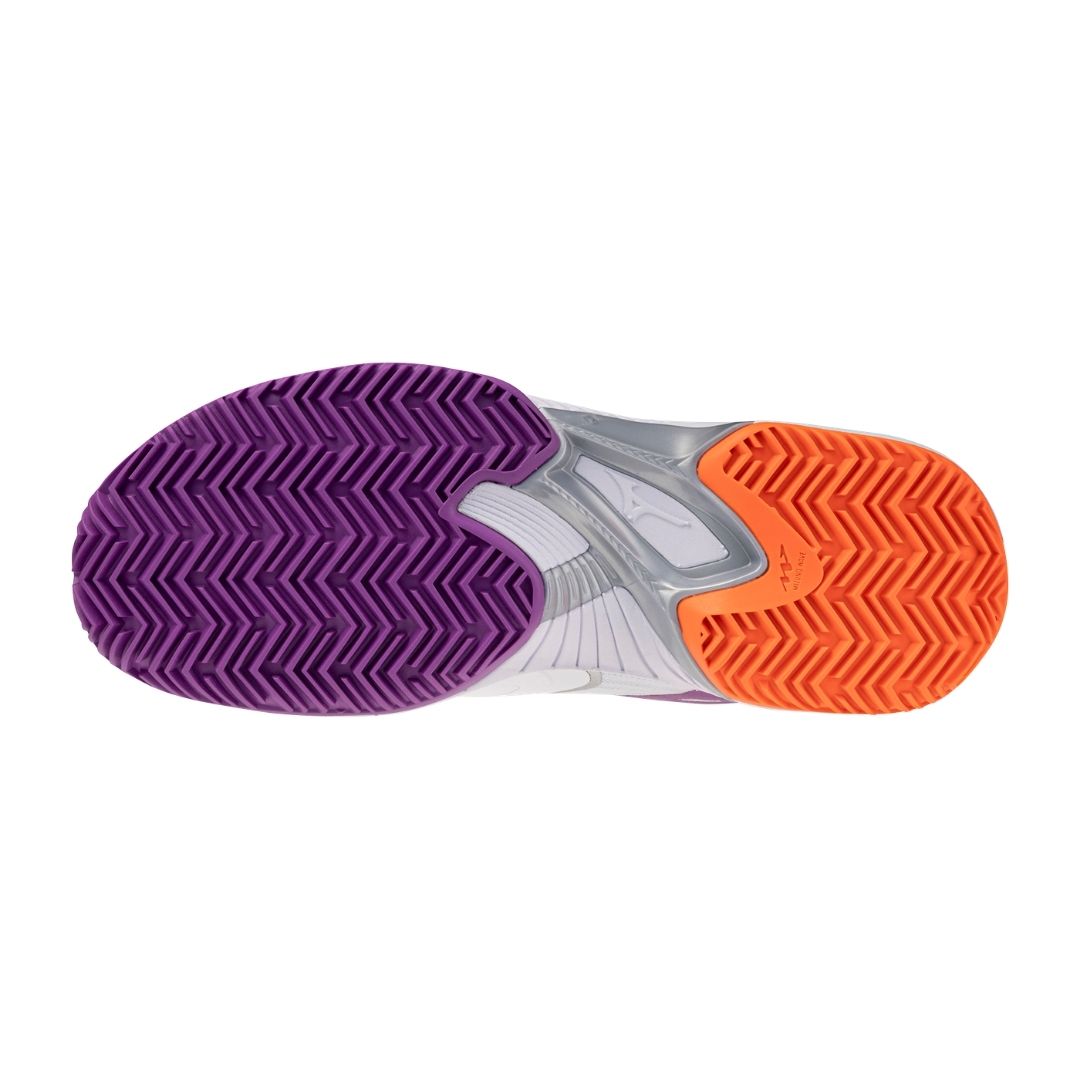 Mizuno Wave Exceed Court CC (W) (White/Dahlia/Lava Orange) Skor