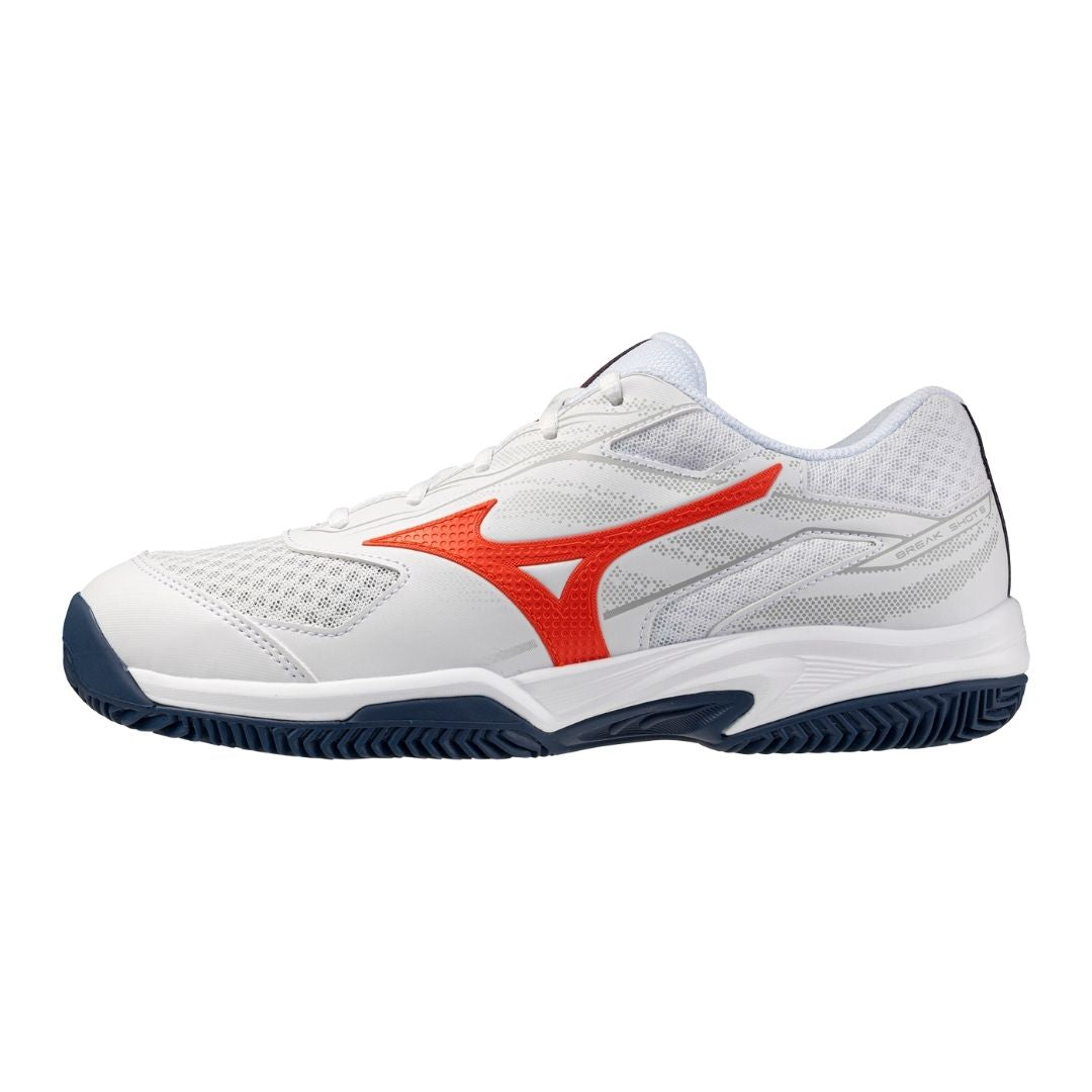 Mizuno Break Shot 5 CC (U) (White/Orange/Insignia Blue) Skor