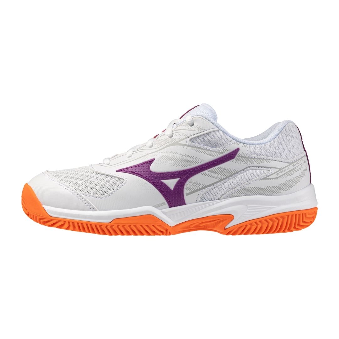 Mizuno Break Shot 5 CC (W) (White/Dahlia/Sunstone) Skor