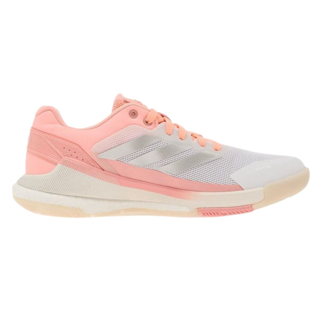 Adidas Crazyquick Boost Women Padelskor (White/Silver Metallic/Frozen Turbo)