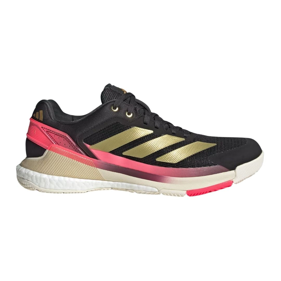 Adidas Crazyquick Boost Men Padelskor (Core Black/Gold Metallic/Solar Turbo)