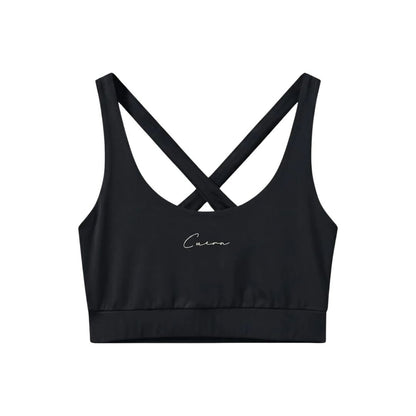 Cuera Oncourt Soft Bra Top Black Sport-bh