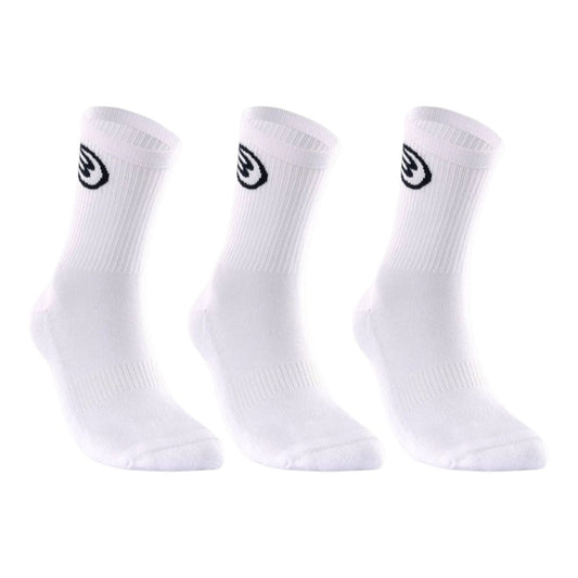Bullpadel BP262 3-Pack White Padelsockor