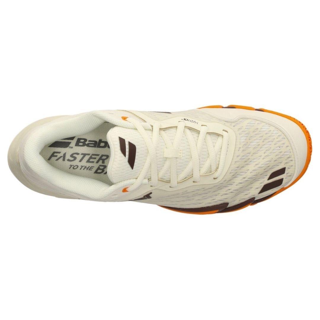 Babolat Jet Premura 3 Men Padelskor (Cream/Orange)