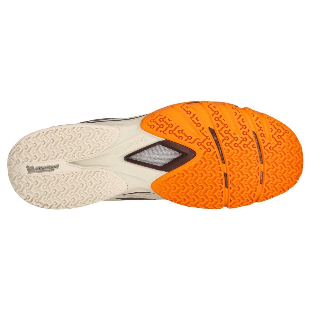Babolat Jet Premura 3 Men Padelskor (Cream/Orange)