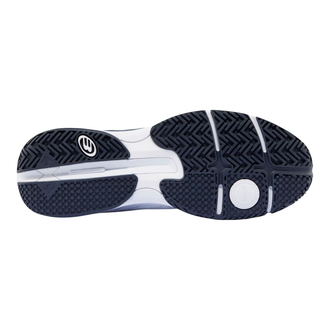 Bullpadel Hybrid Fly 26I (White/Navy) Padelskor
