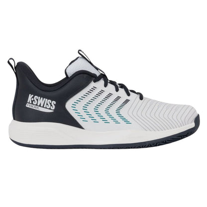 K-Swiss Ultrashot Light (White/Carbon/Baltic) Padelskor