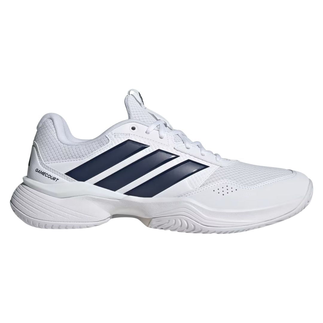 Adidas Gamecourt 3 Men (Cloud White/Dark Blue/Core Black) Skor