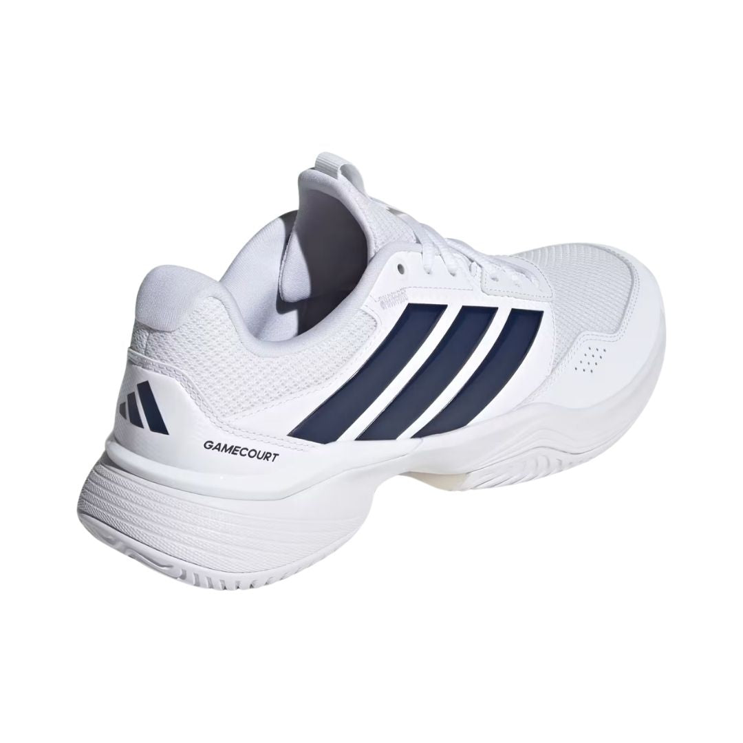 Adidas Gamecourt 3 Men (Cloud White/Dark Blue/Core Black) Skor
