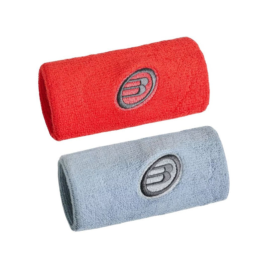 Bullpadel BPMU262 I (2-pack, Lava/Light Grey) Wristbands