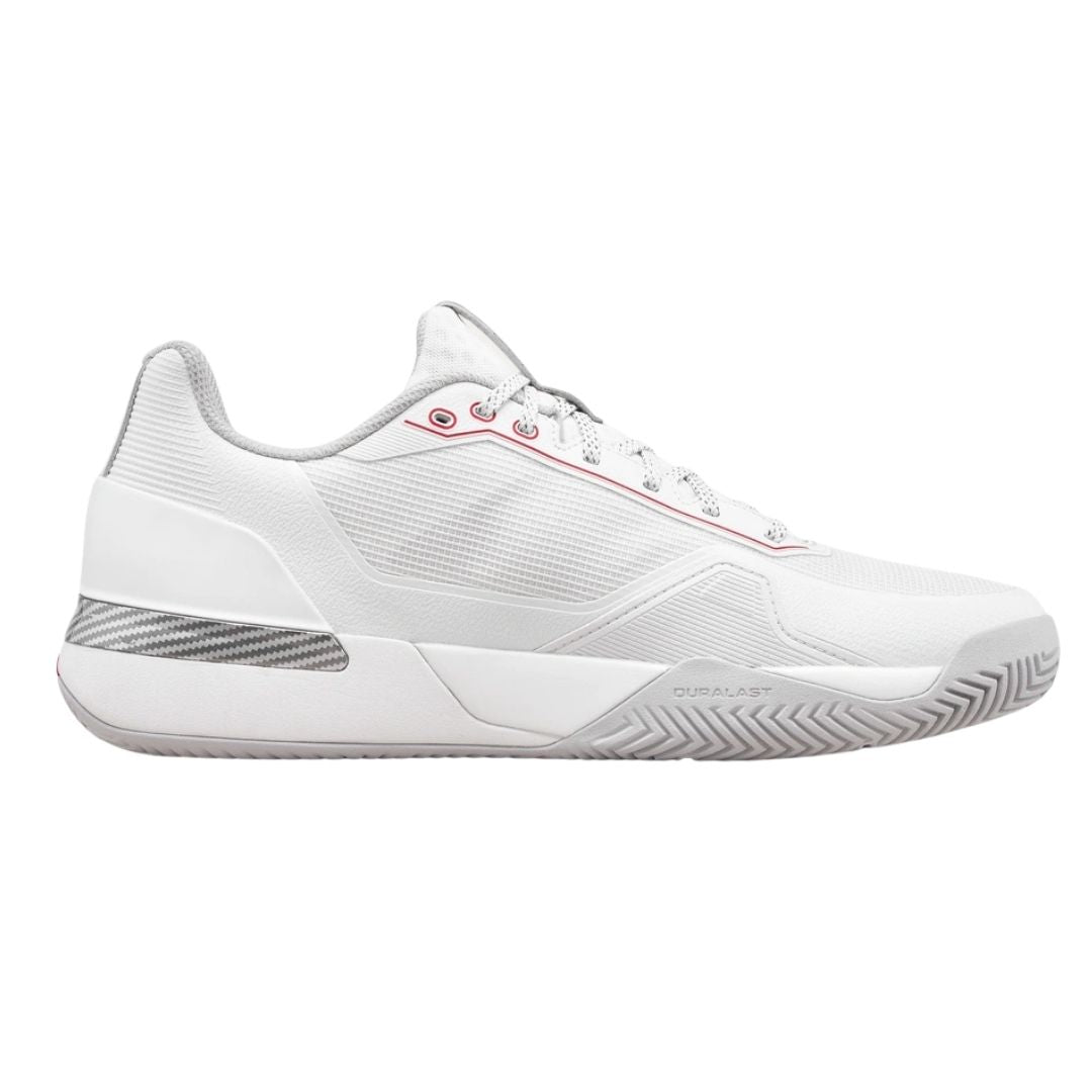 Wilson Rush Tour 5 CTC Padelskor (Bright White/Wilson Red/Microchip)