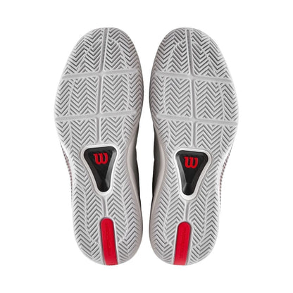 Wilson Rush Tour 5 CTC Padelskor (Bright White/Wilson Red/Microchip)
