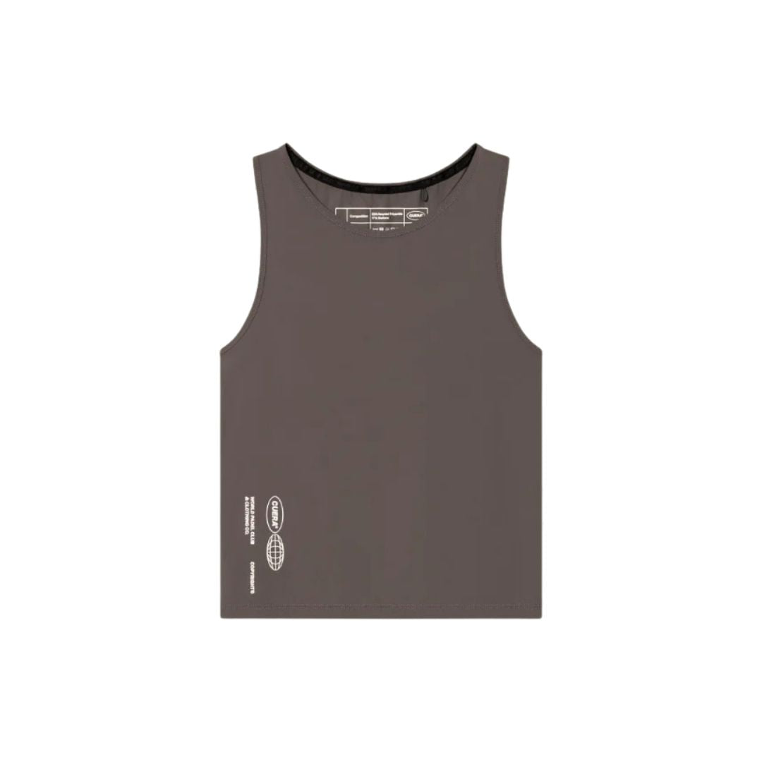 Cuera Oncourt Cropped Tank Top Padellinne (Dark Brown)