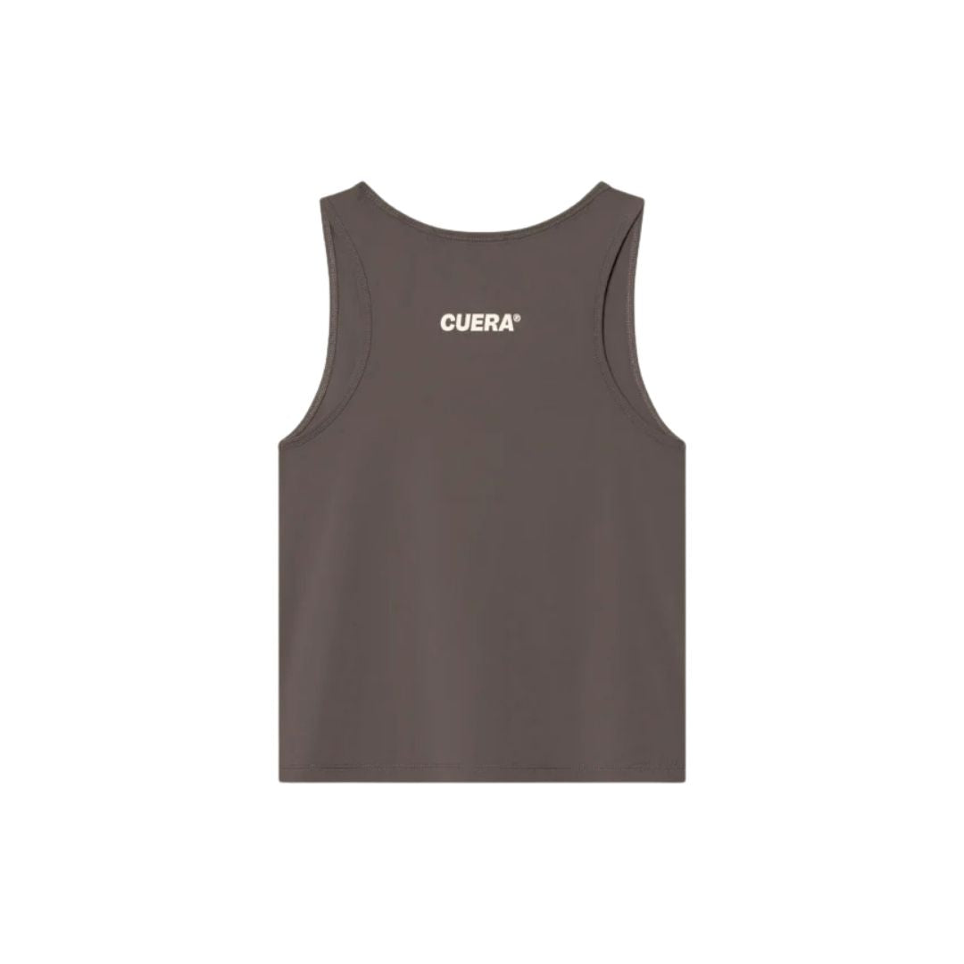 Cuera Oncourt Cropped Tank Top Padellinne (Dark Brown)