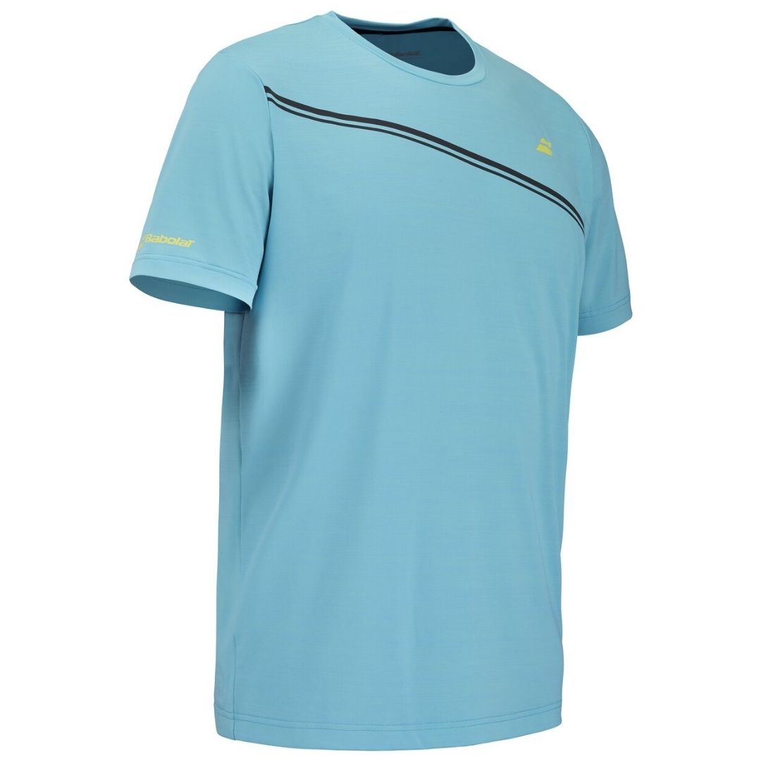 Babolat Compete Crew Neck Tee T-shirt (Scuba Blue)